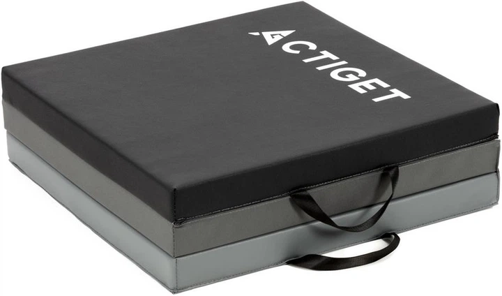 Materac gimnastyczny Actiget 180 x 60 x 5.5 cm Czarno-szary ACT0165 (5908455309875) - obraz 5