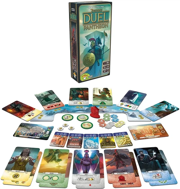 Настільна гра 7 Wonders Duel: Pantheon (7 Чудес Дуель: Пантеон)(доповнення) - Фото 3 Настільна гра 7 Wonders Duel: Pantheon (7 Чудес Дуель: Пантеон)(доповнення) - зображення 3