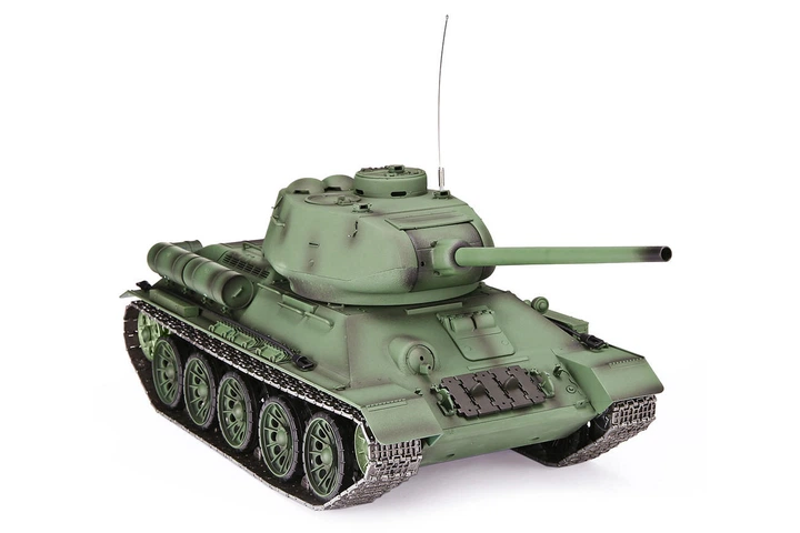 Танк на радіоуправлінні 1:16 Heng Long T-34 з пневмопушкою і і/ч боєм - Фото 13 Танк на радіоуправлінні 1:16 Heng Long T-34 з пневмопушкою і і/ч боєм - изображение 13