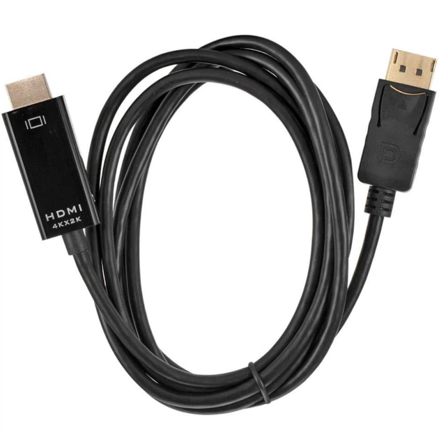 Кабель DisplayPort M - HDMI M 1.0м, 4K 60Hz - Фото 1 Кабель DisplayPort M - HDMI M 1.0м, 4K 60Hz - изображение 1