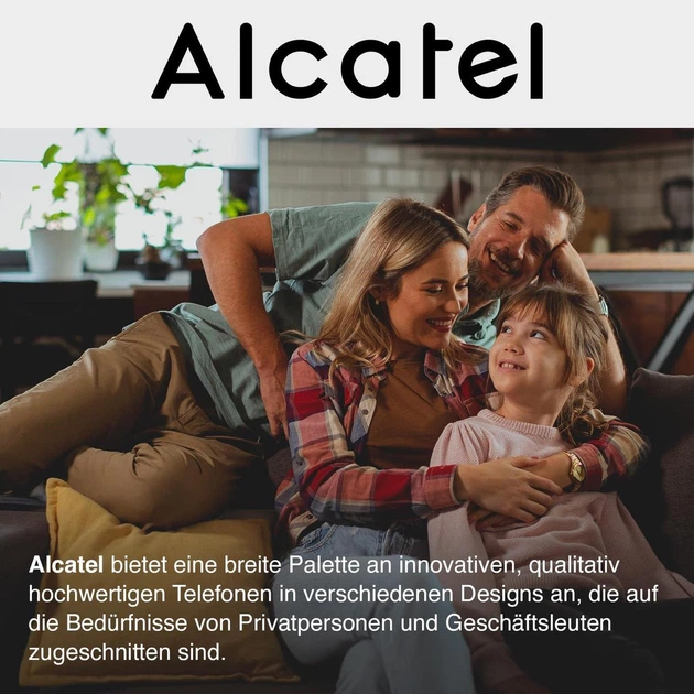 Беспроводной телефон Alcatel F530 solo бело-синий DECT большой с подсветкой экран журнал вызовов на 20 номеров Hands-free - Уценка - Фото 3 Беспроводной телефон Alcatel F530 solo бело-синий DECT большой с подсветкой экран журнал вызовов на 20 номеров Hands-free - Уценка - изображение 3