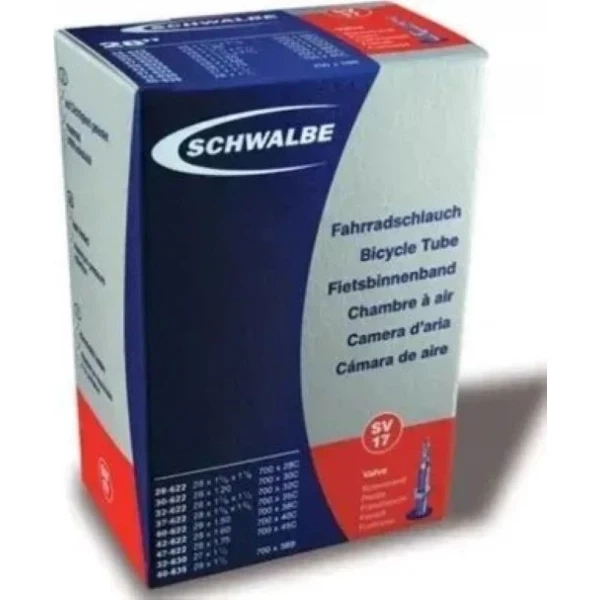 Камера Schwalbe 28 28/47x622/635 SV17 40 мм EK (1084-TUB-93-02) - Фото 2 Камера Schwalbe 28 28/47x622/635 SV17 40 мм EK (1084-TUB-93-02) - зображення 2