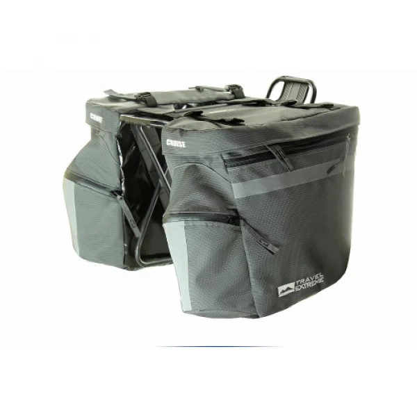 Велобаул Travel Extreme Cruise 50 L Grey (1060-TE-В002LGR) - изображение 2