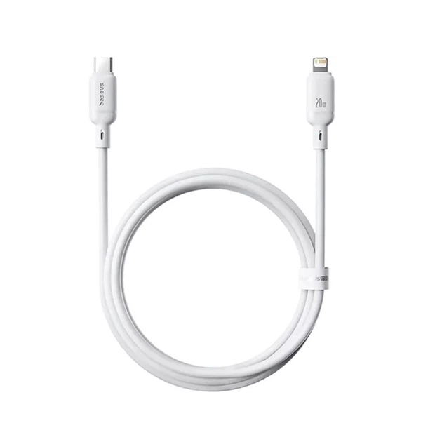 Кабель Baseus Silky Series Type-C to Lightning 20W 2m Белый - Фото 3 Кабель Baseus Silky Series Type-C to Lightning 20W 2m Белый - изображение 3