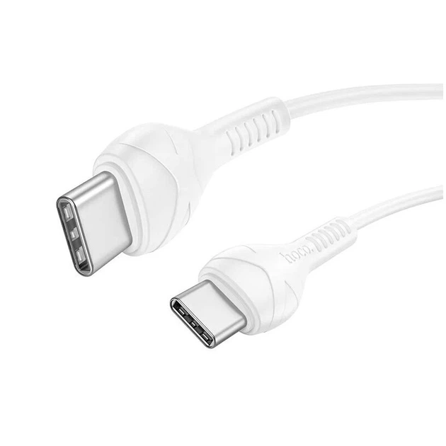 Кабель Hoco X37 Type-C 60W с пластиковой оплёткой для быстрой зарядки и передачи данных белый - Фото 4 Кабель Hoco X37 Type-C 60W с пластиковой оплёткой для быстрой зарядки и передачи данных белый - изображение 4