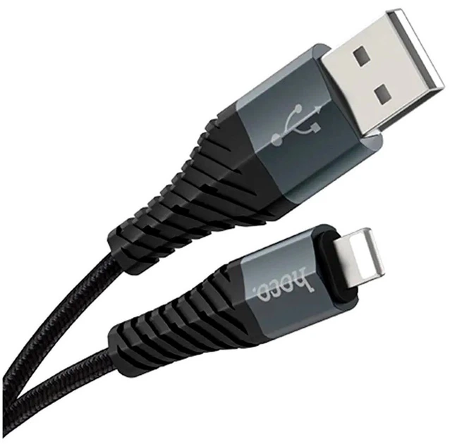 Кабель Hoco X38 Micro USB 1м черный для быстрой зарядки и передачи данных - изображение 2