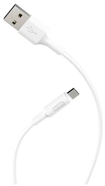 Кабель Hoco X25 Micro USB для заряджання та передачі даних білий - Фото 4 Кабель Hoco X25 Micro USB для заряджання та передачі даних білий - зображення 4