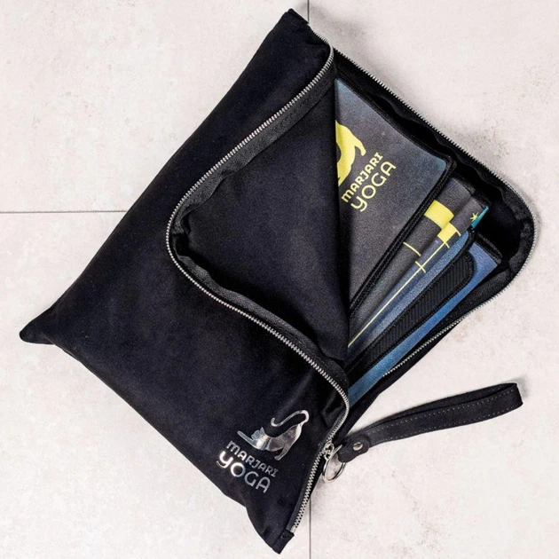 Складний килимок для йоги Marjari Yoga Travel 183x61x0.15 cм Zodiak - зображення 2