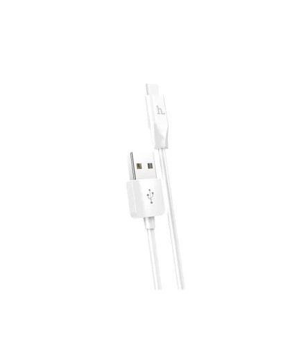 Кабель Hoco X1 Type-C 2.4A 1M білий - Фото 4 Кабель Hoco X1 Type-C 2.4A 1M білий - зображення 4