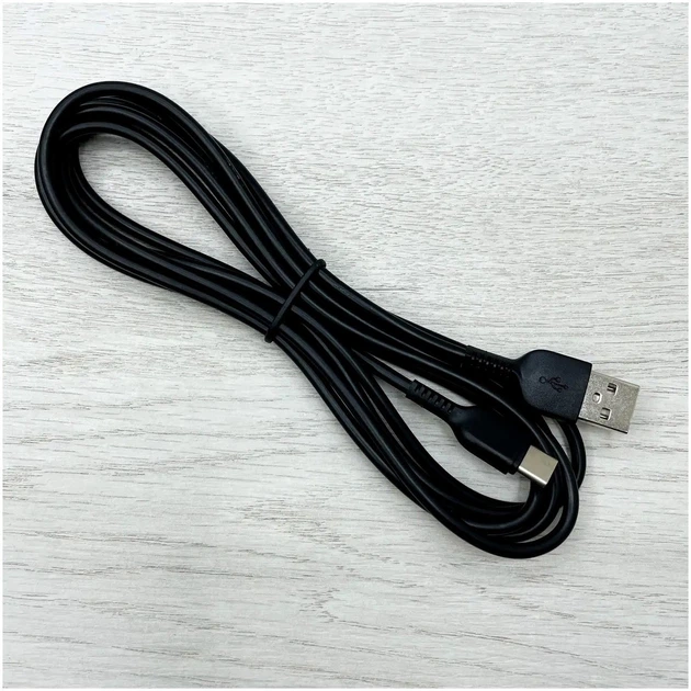 Кабель Hoco X20 Flash Type-C 2 м чорний - зображення 9