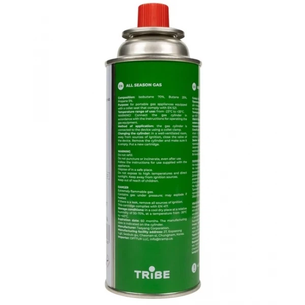 Картридж газовий Tribe цанговий 220 г (1042-T-HF-0006) - зображення 5