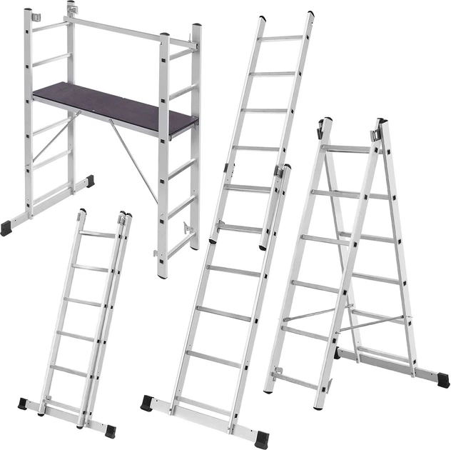 Rusztowanie drabinowe Kadax Vadans aluminiowe 270 cm K10435 (5906638300756)   - obraz 6