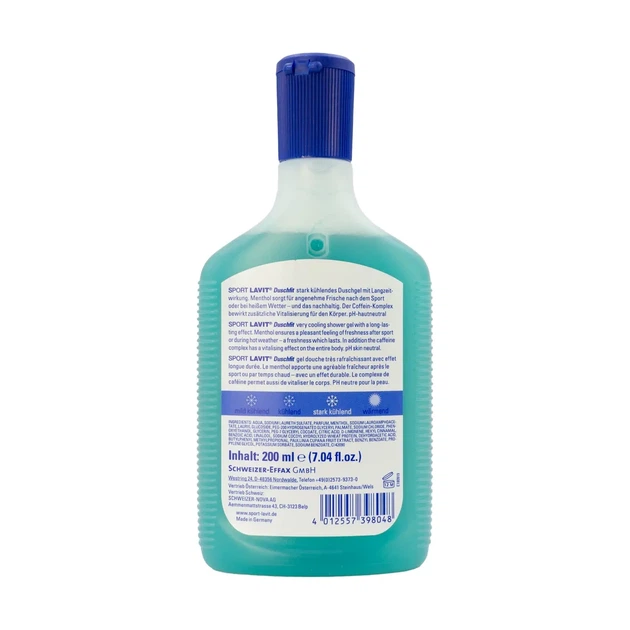 Гель для душу з ефектом охолодження Sport Lavit Shower Fit 200 ml (39804800) - зображення 2