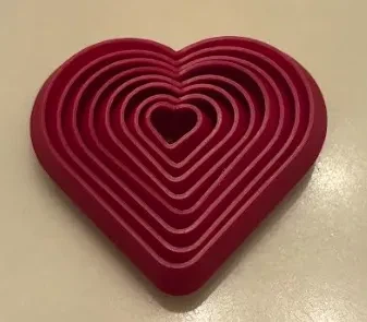 Fidget Tiker Cool Heart 7 См Красный 3D-Печать - Фото 2 Fidget Tiker Cool Heart 7 См Красный 3D-Печать - изображение 2