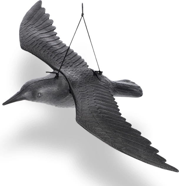 Відлякувач птахів Kadax Великий крук у польоті 56 см 2 шт. K4435 (5903699435229) - зображення 2