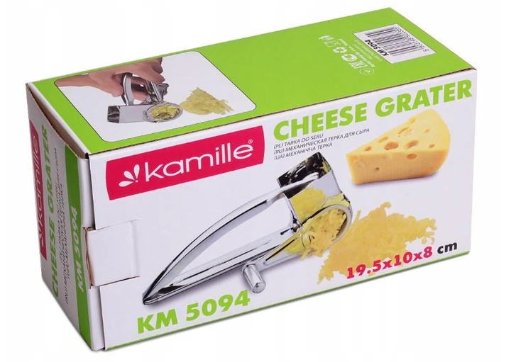 Механическая терка для сыра Kamille KM-5094 из нержавейки - изображение 9