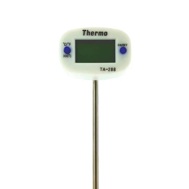 Цифровой термометр поворотный THERMO TA-288 белыйдля измерения температуры жидкостей и пара - изображение 4