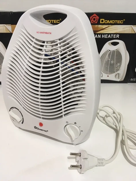 Тепловентилятор DOMOTEC MS-5901 с терморегулятором и таймером, 220 В, 2000 Вт (А246) - изображение 2