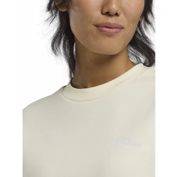 Кофта Jack Wolfskin Essential Crewneck W L Кремовый (1109-4064886450195) - Фото 6 Кофта Jack Wolfskin Essential Crewneck W L Кремовый (1109-4064886450195) - изображение 6