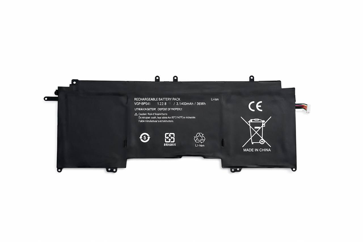 Аккумулятор для Sony VAIO Flip SVF13N, 3140 мАч, 36Wh, литий-ионный, 11.1В, совместимый с VGP-BPS41 - Фото 1 Аккумулятор для Sony VAIO Flip SVF13N, 3140 мАч, 36Wh, литий-ионный, 11.1В, совместимый с VGP-BPS41 - изображение 1