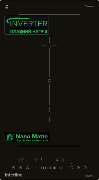 Варочная поверхность индукционная Interline HIV 530 SFB BA Nano Matte - изображение 2