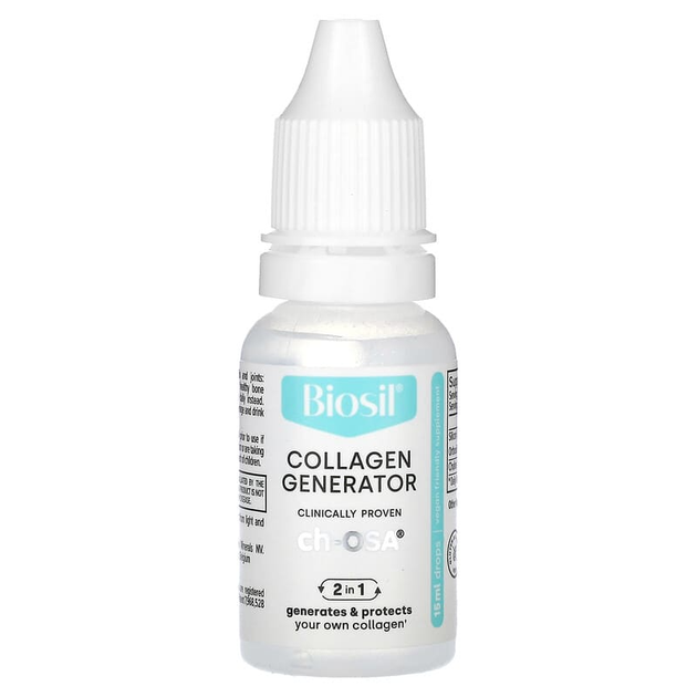 Кремний и холин Natural Factors, BioSil "Advanced Collagen Generator" натуральный источник коллагена ch-OSA в жидкой форме (15 мл) - изображение 3