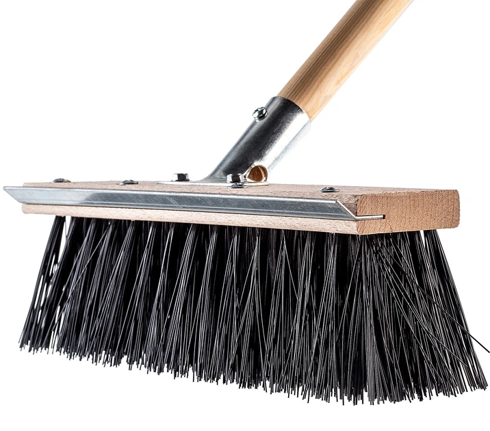 Szczotka ulicówka Kadax ze skrobakiem K3480 160 x 30 cm czarna (5903699424988) - obraz 1