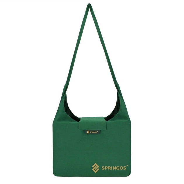 Mata zdrowotna do akupresury Springos FA0154 z kolcami z poduszką 65 x 40 cm Zielono-złota (5907719490205) - obraz 11