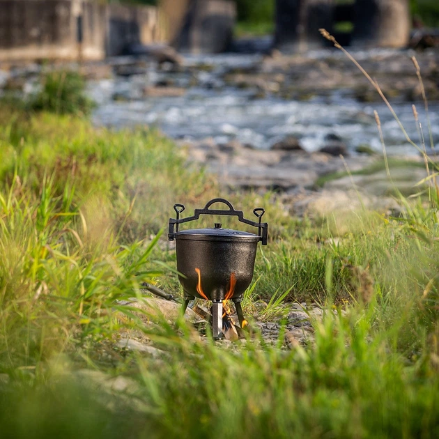 Kociołek żeliwny Kadax Hagen myśliwski 7 L K8421 (5903699477670) - obraz 11