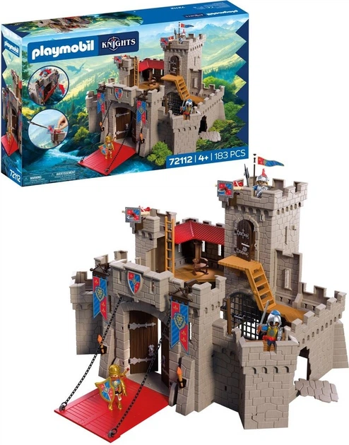 Набір іграшок Playmobil Knights Великий замок лицарів герба Лева 72112 (4008789721129) - зображення 2