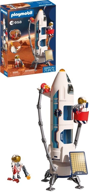Zestaw zabawek Playmobil Space Rakieta badawcza ESA Mars 72011 (4008789720115) - obraz 2