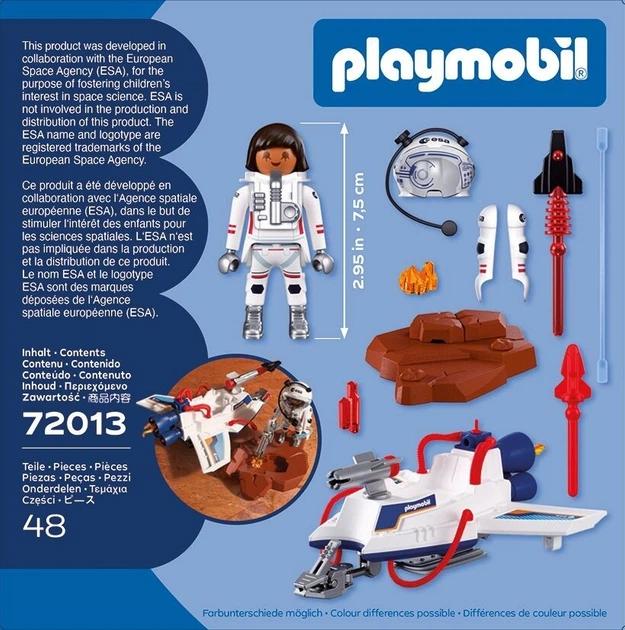 Zestaw zabawek Playmobil Space Szybowiec kosmiczny ESA 72013 (4008789720139) - obraz 5