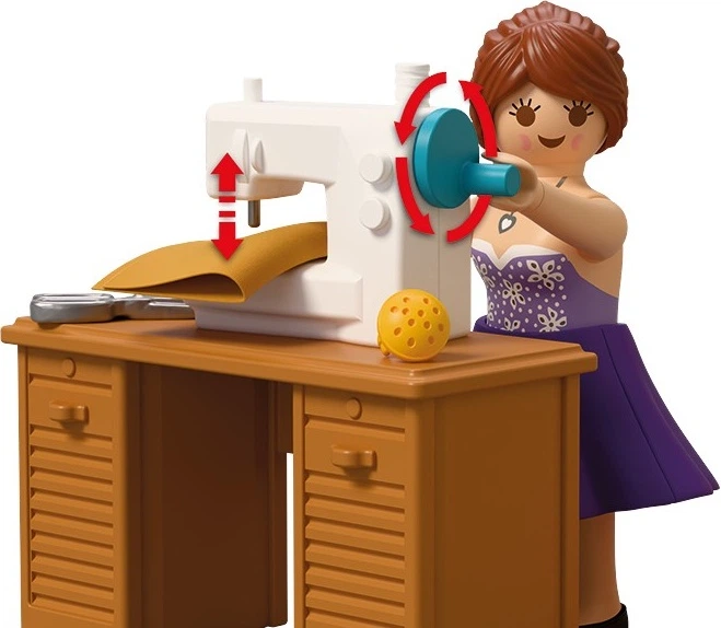 Набір іграшок Playmobil Shopping Креативна дизайнерка моди 72082 (4008789720825) - зображення 4