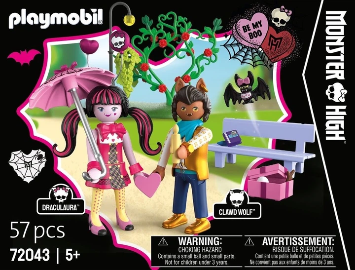 Zestaw zabawek Playmobil Monster High Randka Walentynkowa 72043 (4008789720436) - obraz 2