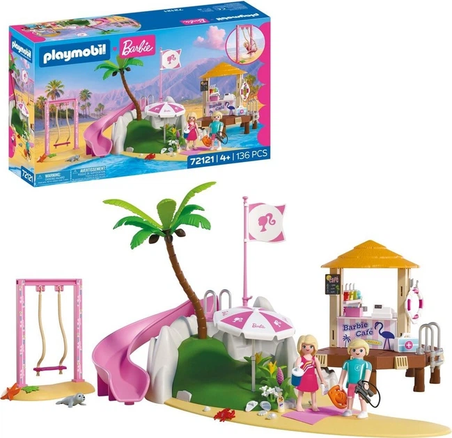 Набір іграшок Playmobil Barbie Кафе на пляжі 72121 (4008789721211) - зображення 2