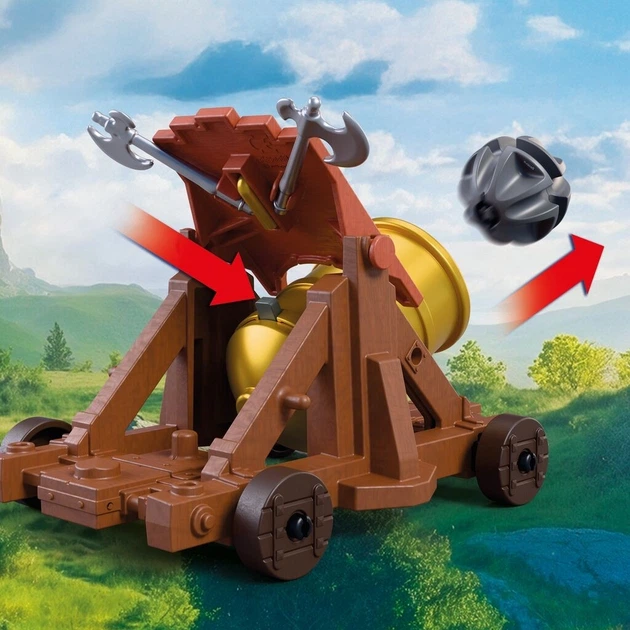 Zestaw zabawek Playmobil Knights Uzbrojeni rycerze herbu Lew 72115 (4008789721150) - obraz 4