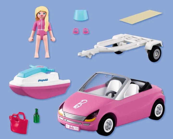 Набір іграшок Playmobil Barbie Кабріолет 72123 (4008789721235) - зображення 3