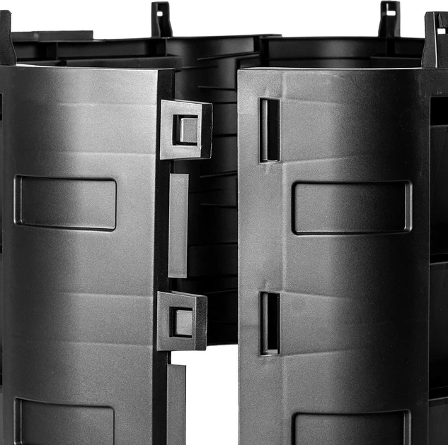 Садовий компостер Kadax Fixem 950 л Чорний K10268 (5903699499016) - зображення 6