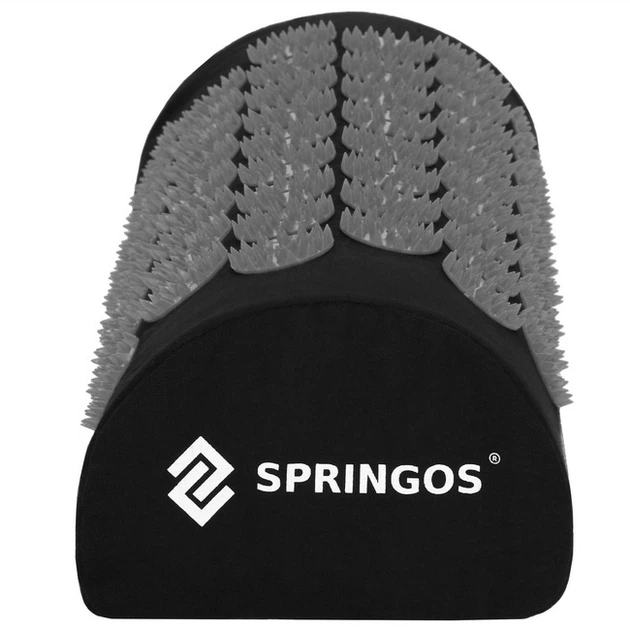 Mata zdrowotna do akupresury Springos FA0156 z kolcami z poduszką 65 x 41 cm Szaro-czarna (5907719490229) - obraz 8