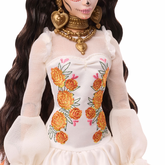 Лялька Барбі колекційна День мертвих Barbie Signature 2025 Dia De Muertos Collectible (JBJ05) (JBJ05) - изображение 5