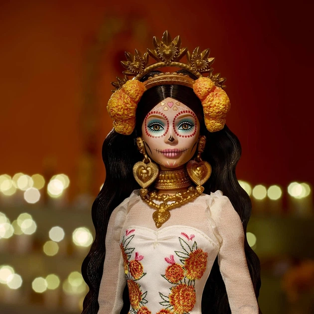 Лялька Барбі колекційна День мертвих Barbie Signature 2025 Dia De Muertos Collectible (JBJ05) (JBJ05) - изображение 6