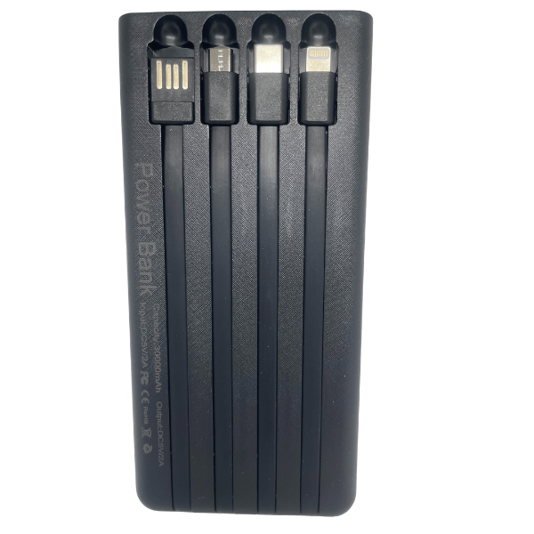 Сонячний Power Bank 30000 mAh із кабелями Type-C / Lightning / Micro-USB, LED-ліхтар - изображение 10