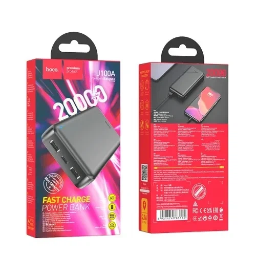 УМБ Hoco J100A High-ranking power bank 20 000mAh Black - изображение 2
