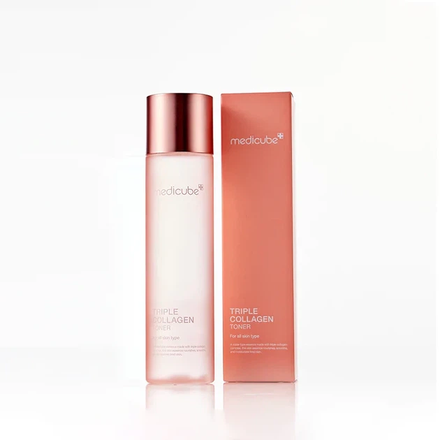 Тонер для лица с коллагеном Medicube Triple Collagen Toner 4.0, 140 ml - Фото 2 Тонер для лица с коллагеном Medicube Triple Collagen Toner 4.0, 140 ml - изображение 2