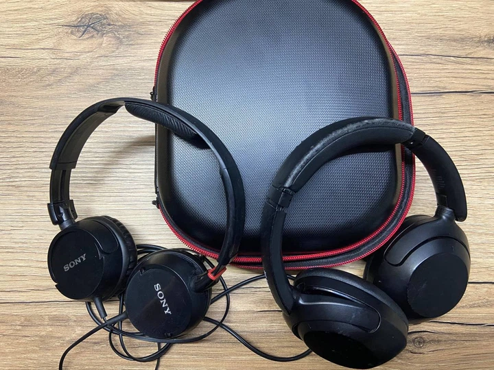 Захисний кейс сумка чохол футляр для навушників Sony WH-CH700n, WH-XB910N, WH-CH500, MDR-1AM2, MDR-1A, MDR-1ABT, 1MDR-1R, MDR-10RBT, MDR-XB650BT, MDR-XB950AP, MDR-XB950BT, MDR-XB950B1, MDR-XB950N1, MDR-XB450AP, MDR-XB550AP - зображення 12