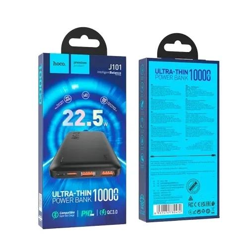 УМБ Hoco J101 Astute 22.5W fully compatible 10 000mAh Black - изображение 2