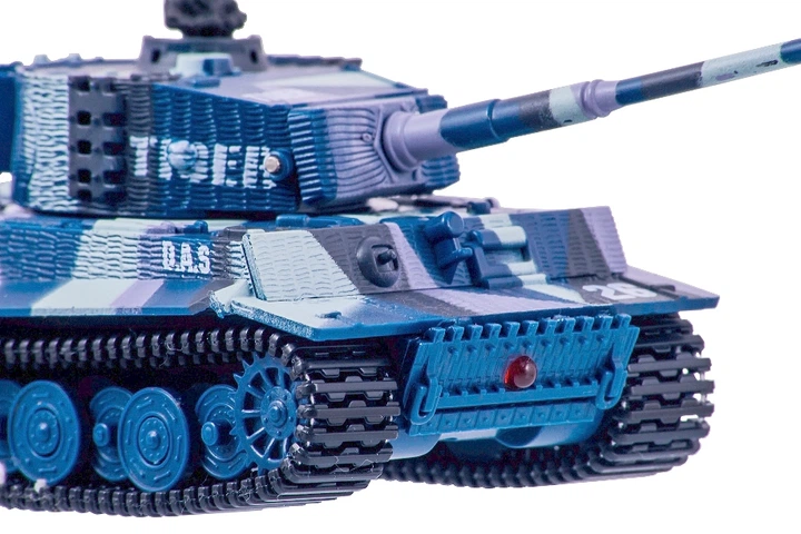 Танк микро р/у 1:72 Tiger со звуком хаки синий (DD-GWT2117-3) - изображение 4