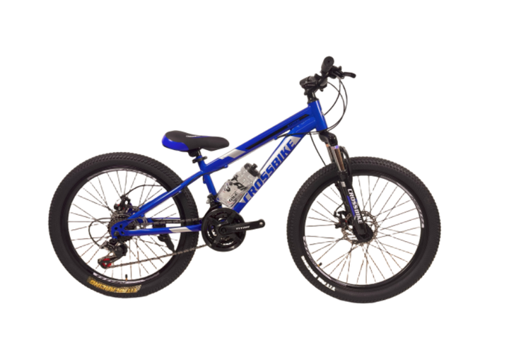 Велосипед CrossBike 24" Storm Рама-12" Синій - Фото 1 Велосипед CrossBike 24" Storm Рама-12" Синій - зображення 1
