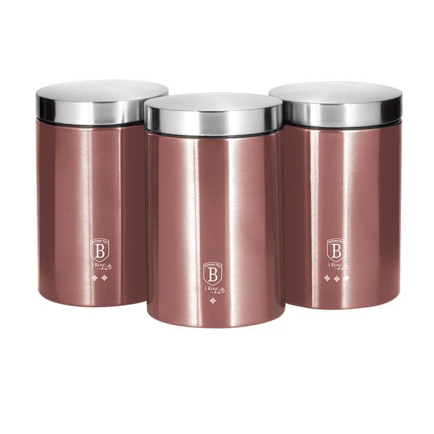 Набір контейнерів Berlinger Haus I-Rose Edition 3 штуки (BH-6270) - Фото 1 Набір контейнерів Berlinger Haus I-Rose Edition 3 штуки (BH-6270) - зображення 1