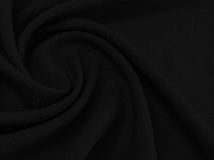 Ткань Купра твил черный, пог. м. (к135, 2509089A, к1) - изображение 2